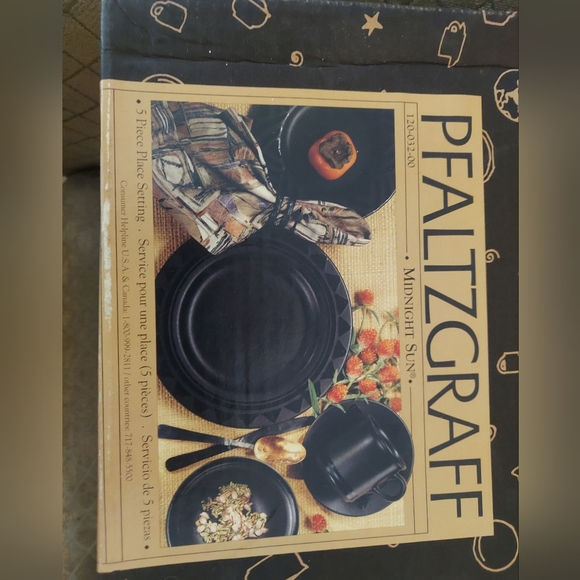 Pfaltzgraff Midnight Sun Dinnerware Sets, Unopened Box, Vintage 1994 - Picture 3 of 4